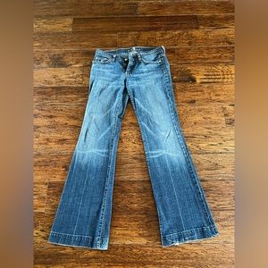 7 For All Mankind bootcut jeans, size 28